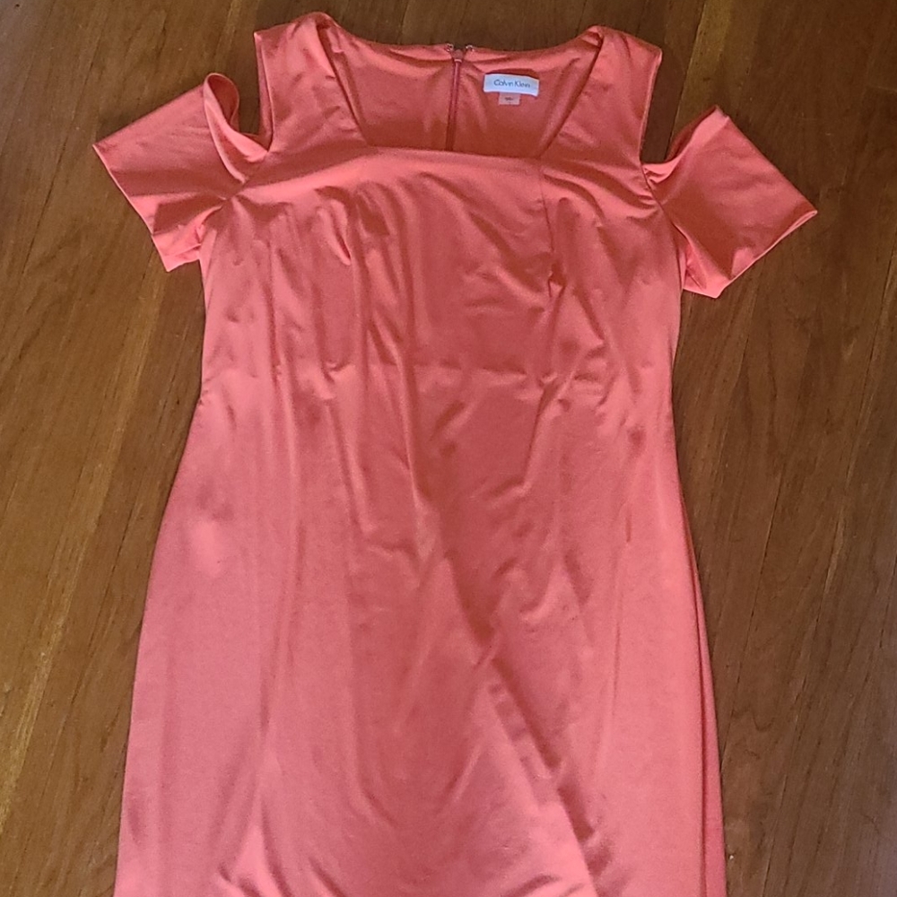 EUC Calvin Klein cold shoulder dress
